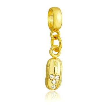 Imagem de Pingente Berloque Mouse Pandora Banhado a Ouro 18k - Premium