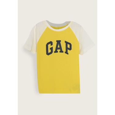Imagem de Infantil - Camiseta GAP Raglan Amarela GAP 627659 menino