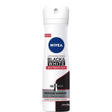 Imagem de Nivea Desodorante Aero Fem. Black White Max Protection 150ml