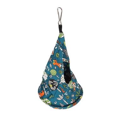 Imagem de Tenda Suspensa para Papagaios, Suporte Estável Barraca Suspensa para Pássaros Com Ganchos Fáceis de Encaixar e Retirar Rede Suspensa para Papagaios Em Tecido de Algodão Cama para
