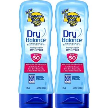 Imagem de 2 Protetor Solar Dry Balance Fps50 180ml Banana Boat