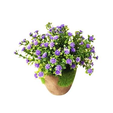 Imagem de Ciieeo Plantas Artificiais Flores Em Vasos Falsos Chapéu De Pirata Vasos De Orquídeas Decoração De Casamento Planta Artificial Vasos a Granel Pendurado Flor Artificial Ar Livre Escritório