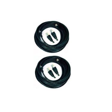 Imagem de Kit C/2 Cabos De Rede Internet Lan Montado 20Mts Super