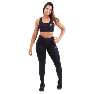 Imagem de Conjunto Fitness Top e Legging pra Academia e Ginástica - Lançamento 2024