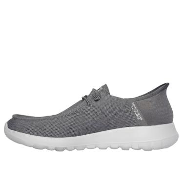 Imagem de Skechers Tênis masculino casual Go Walk Max Beach, Cinza, 41