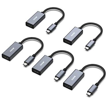 Imagem de BENFEI Pacote com 5 adaptadores USB C para HDMI 4K a 60Hz, adaptador USB tipo C para HDMI [compatível com Thunderbolt 3/4/5] com iPhone 15 Pro/Max, MacBook Pro/Air 2023, iPad Pro, iMac, S23, XPS 17