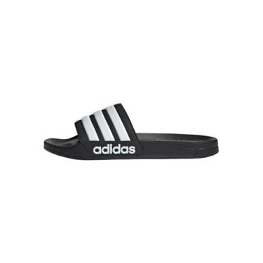 Imagem de Chinelo Slides Adidas Adilete Shower Unissex Preto e Branco