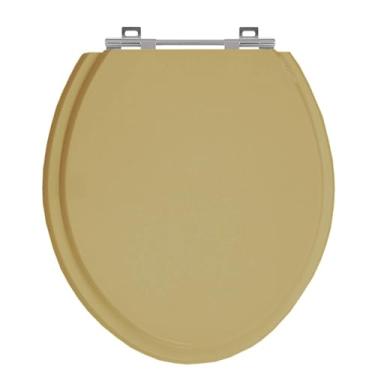 Imagem de SICMOL, Assento Sanitário Universal Para Vaso Oval Bege Castor Mdf