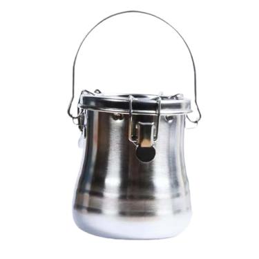 Imagem de oshhni Limpador de pincel para pintura, limpador pequeno portátil e conveniente com tela de filtro removível para materiais de arte em, 9cmx11.7cm