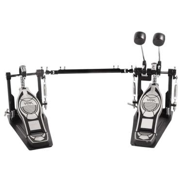 Imagem de Pedal De Bumbo Duplo Para Bateria Voik VPB-100