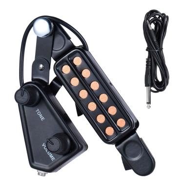 Imagem de Captador Magnético Ronsani Equalizador Passivo P/ Violao C/ Cabo 2094