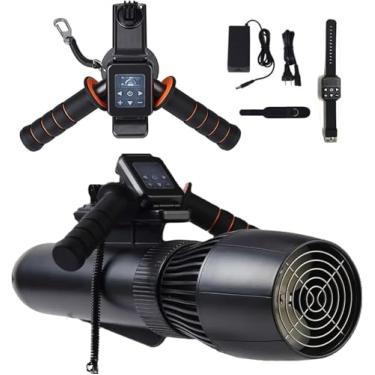 Imagem de Scooters subaquáticos, conjunto de propulsores subaquáticos sem escova de 130 minutos, scooter elétrico subaquático de 10 km/h, scooter de mergulho para caiaques/barcos infláveis/pranchas de