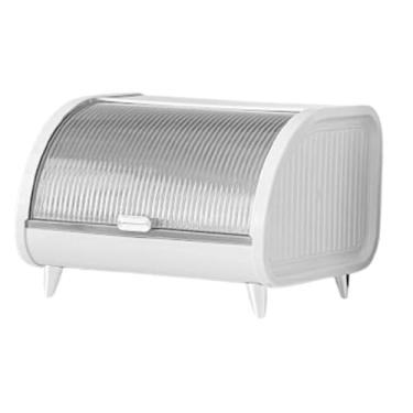 Imagem de Generic Caixa de armazenamento de mesa, recipiente de armazenamento, caixa de pão, lanche multiuso, caixa de armazenamento de maquiagem, porta-chaves de, Branco