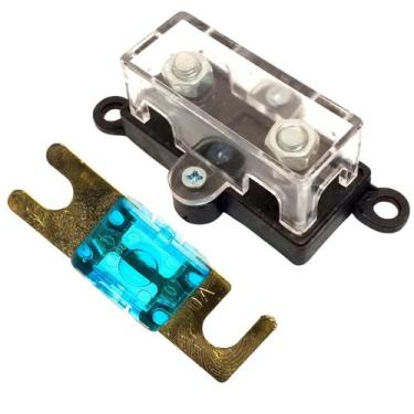 Imagem de Kit Porta Fusível Caixa Acrílico Midi Mais Fusível Mini Faca Anl Ouro 