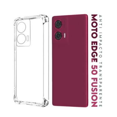 Imagem de Capa Capinha Anti Impacto Transparente Para Moto Edge 50 Fusion Xt2429