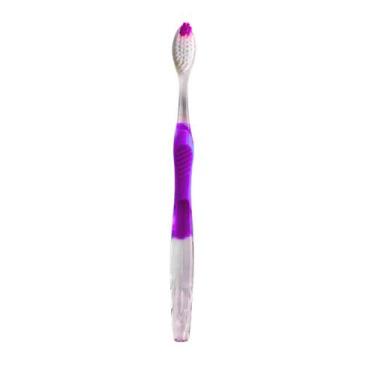 Imagem de Escova Dental Macia Soft Clean Cabo Antideslizante Klin, Roxo