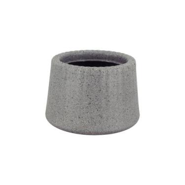 Imagem de Vaso Tramontina Lótus Polietileno Granito Pedra 8,5cm