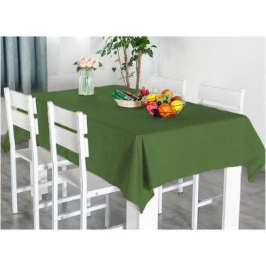 Imagem de Toalha de mesa Linho Rustico para 4 lugares 1,40 x 1,40 - Armazem do E