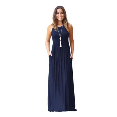 Imagem de Vestido Longo Costa Nadador malha Viscolycra confortavel ve 116 - Ind 