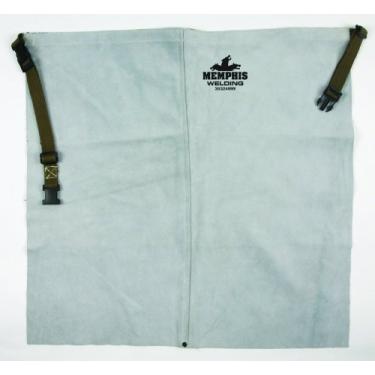 Imagem de MCR Safety 38324MW Avental de cintura de soldagem de couro de vaca dividido Memphis de 61 x 61 cm, cinza