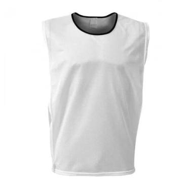 Imagem de Kit com 10 Coletes de Futebol na Cor Branco - TRB, G