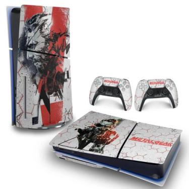 Imagem de Skin PS5 Slim Adesivo Horizontal - Metal Gear Solid - Pop Arte Skins