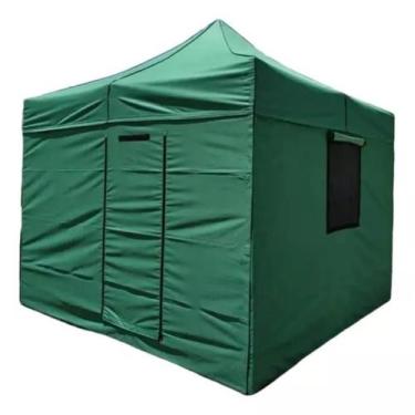 Imagem de Tenda Sanfonada Camping 3x3 Metros Nylon - Goiania Tendas, Verde folha