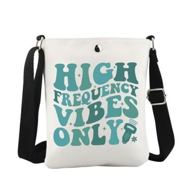 Imagem de WCGXKO Vibes de alta frequência apenas bolsa transversal ultrassom tecnologia presente ultrassom tecnólogo presente ultrassom presente ultrassonografista, Cro de alta frequência