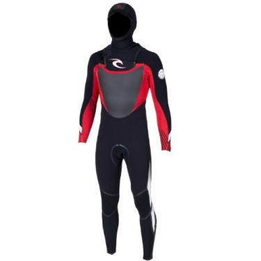 Imagem de Rip Curl Roupa de mergulho infantil para meninos 4/3 (preto/vermelho 8)