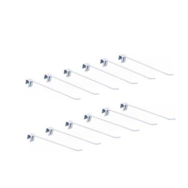 Imagem de 12 Ganchos Organizadores Simples 30Cm New Plus Sa Gôndolas - Sa Gondol