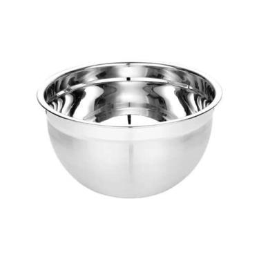 Imagem de Tijela Bowl P/ Servir Saladas Frutas e Legumes 26CM em Inox - Kadê