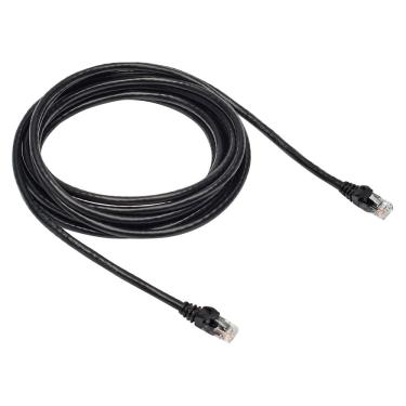 Imagem de Cabo de conexão Ethernet Amazon Basics RJ45 Cat 6 15 pés preto