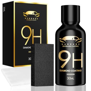 Imagem de Revestimento cerâmico Greyghost, Mr Fix 9h Kit de revestimento nano supercerâmico para carro, revestimento hidrofóbico, proteção de tinta para carro, revestimento de vidro antiarranhões, polimento de cerâmica automotivo de alto brilho 9h cerâmica de dureza