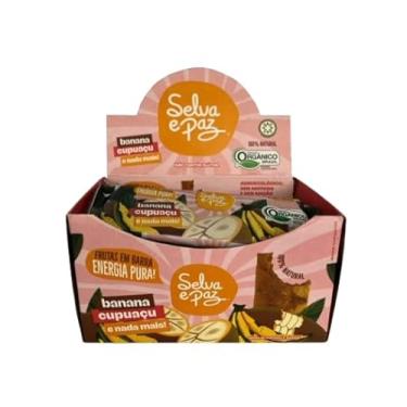 Imagem de Barra de Frutas Banana e Polpa Cupuaçu Orgânica 30g Selva e Paz 12 Unidades