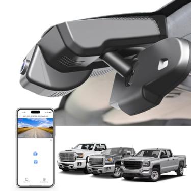 Imagem de Mangoal Câmera de painel 4K adequada para GMC Sierra 1500 2014 2015 2016 2017 2018 2500 HD/3500 HD 2015-2019 (modelo D), com capa A, caso contrário, você pode comprar o modelo E (com plugue de espelho