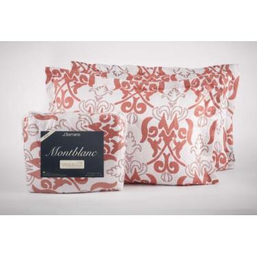 Imagem de Kit Colcha Montblanc Imperial Terracota Casal Queen 230x260 - Tapete M