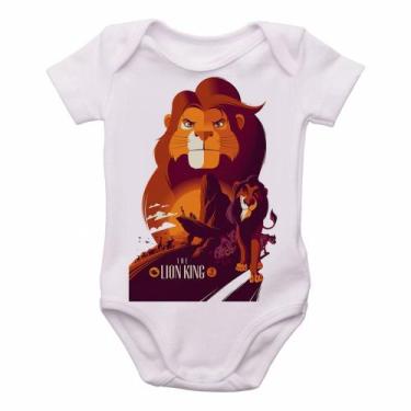 Imagem de  body nenê criança roupa bebê Rei Leão personagens - Empório Dutra, M 