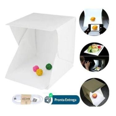 Imagem de Mini Estúdio Fotográfico Com Barra De Led Usb Portátil 30cm - oem