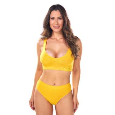 Imagem de Calcinha Brasil - Ventuno Confecções, G, Amarelo