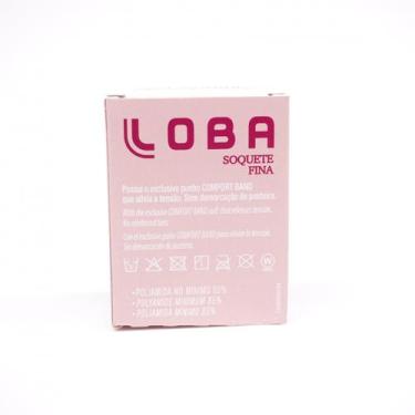 Imagem de Meia Lupo Loba Soquete 5530 Feminina, Bege, UN