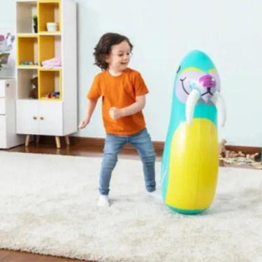 Imagem de Boneco inflavel Joao Bobo Boneco Teimoso Joao Teimoso Bestway, Verde