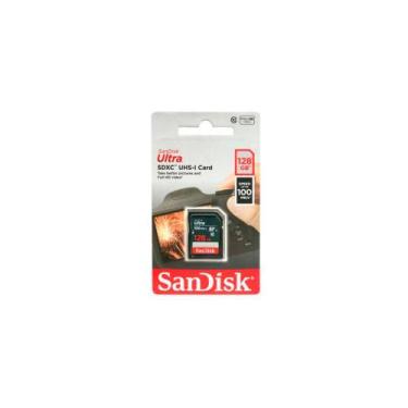 Imagem de Cartao de Memoria Sandisk Ultra SDXC 128 GB 100MB/s Classe 10 - SDSDUN