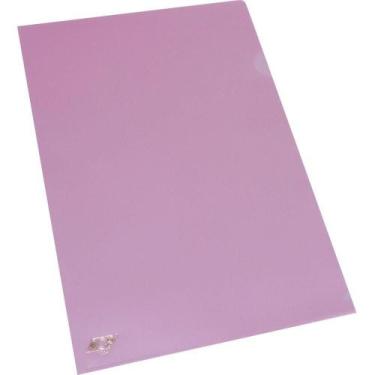 Imagem de Pasta L A4 Rosa 0,15MM - Pacote com 10 Unidades - ACP