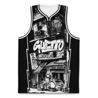 Imagem de Regata do Santos - Jotaz - Quebrada Guetto - Masculino, P, Conforme im