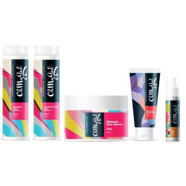 Imagem de Ohmygod kit seco nunca+ e leave in macadame + óleo de argan