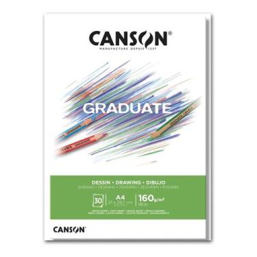 Imagem de Bloco Canson Graduate Desenho 160g A4 30f Canson