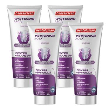 Imagem de Kit 4 Pasta de Dente Gel Whitening Max Clareamento 90g Creme Dental De