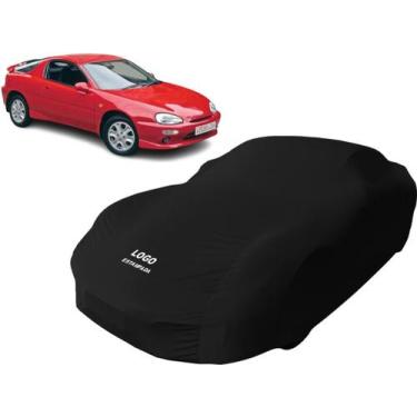 Imagem de Capa Pra Cobrir Carro Mazda Mx3 Esportivo Tecido Helanca - Mz, Preta