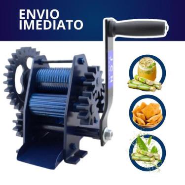 Imagem de Engenho Moedor de Cana Manual 3 Moendas para Moer Cana Engenhoca JCN