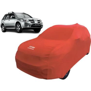 Imagem de Capa Pra Proteger Automóvel Mitsubishi  Airtrek - Mz, Vermelha